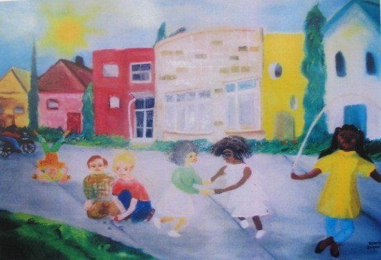 A painting I did of Preschool Days
