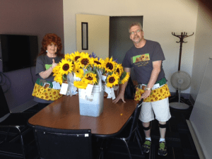 Doug Manley and I - Vincent Van Gogh Flower Sale