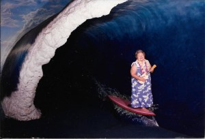 Mom surfing