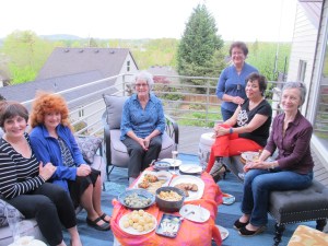 Me with Ladies in Blue friends