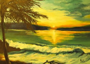 Sunset at Joao Pessoa, Brazil 