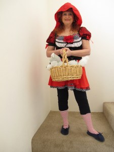 Lil' Red Riding Hood with Wolf in her basket